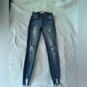 Kancan distressed skinny jeans